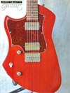 Photo Reference electric Campbell American guitar for lefties model Transitone in Trans Red