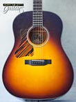Photo Reference acoustic Collings guitar for leftys model CJ Mahogany in Sunburst