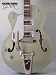 Photo Reference new left hand guitar electric Gretsch G5420 Aspen Green with Bigsby