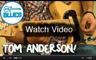 Video Anderson Hollow T with P90 pickups Blonde left handed guitar from Jerry's Lefty Guitars