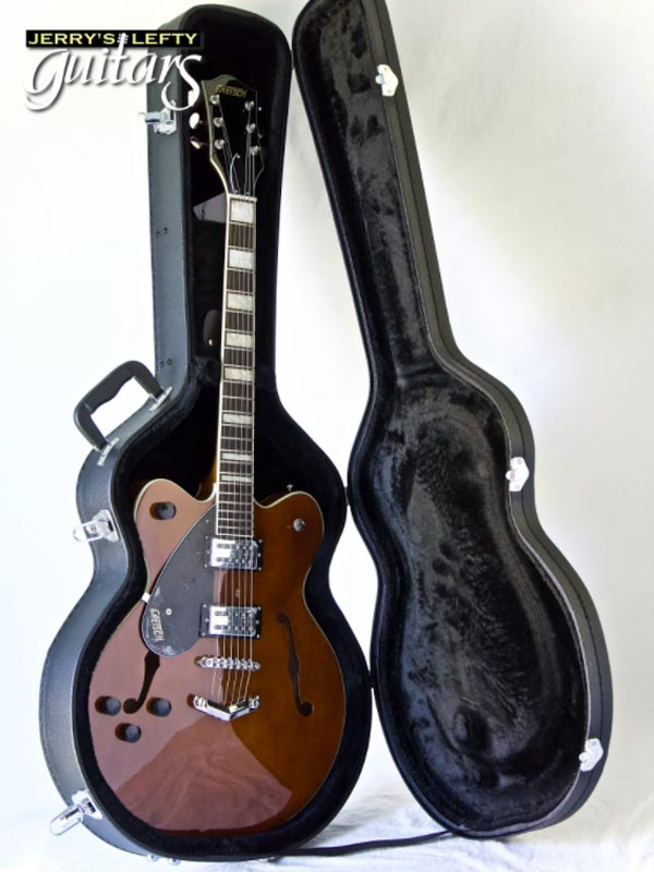 for sale left hand guitar new electric Gretsch G2622 Streamliner Single Barrel Stain Case view